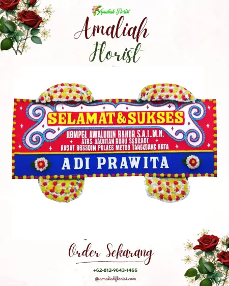 Papan Bunga Ucapan Selamat Pasehkidul